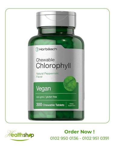 Chewables Chlorophyll - Natural Peppermint Flavor - 300 Chewables Tablets