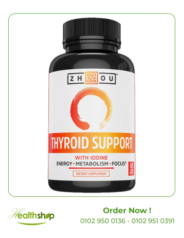 Zhou Thyroid Support with Iodine - 60 Capsules