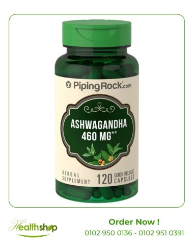Ashwagandha Root 460 mg -120 Quick Release Capsules