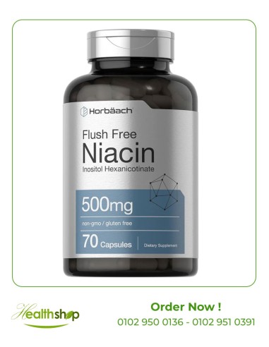 NIACIN FLUSH FREE 500MG - 70 CAPSULES