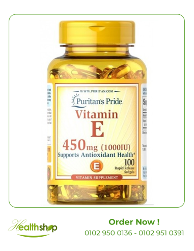 Vitamin E-1000 IU - 100 Softgels