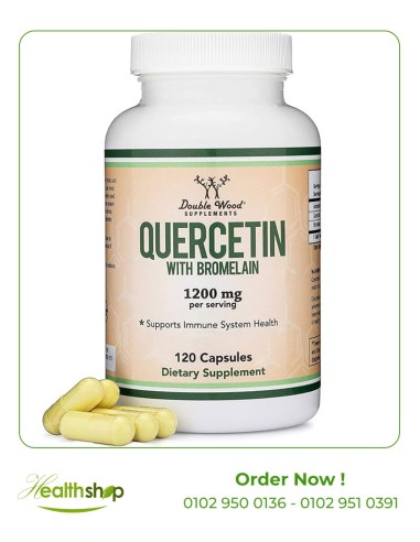 Quercetin with Bromelain 1200mg - 120 Capsules