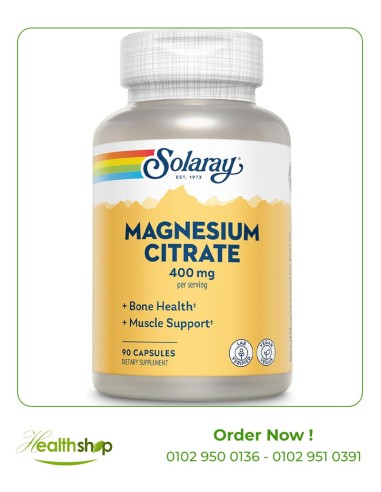 Magnesium Citrate 400mg -  90 Capsules