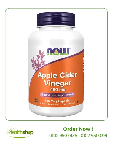 Apple Cider Vinegar 450mg -180 Capsules