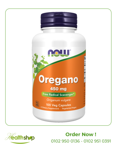 Oregano 450 mg - 100 Veg Capsules