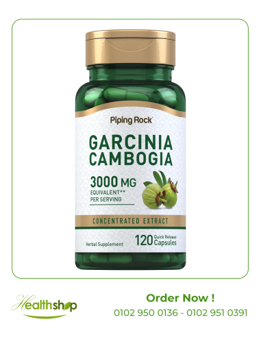 Garcinia Cambogia 1000mg  Plus Chromium Picolinate - 120 Capsules