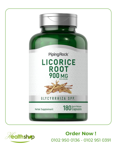 Licorice Root Extract 900 mg - 180 Capsules