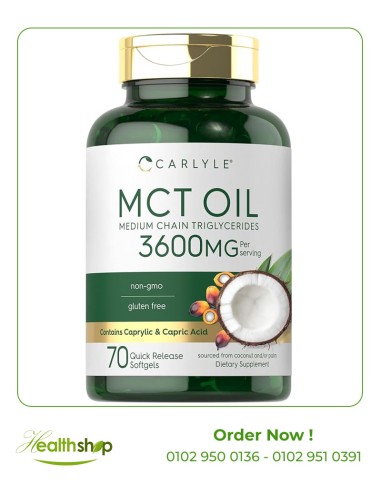 MCT Oil 3600mg - 70 Softgels