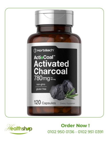 Activated Charcoal 780mg - 120 Capsules