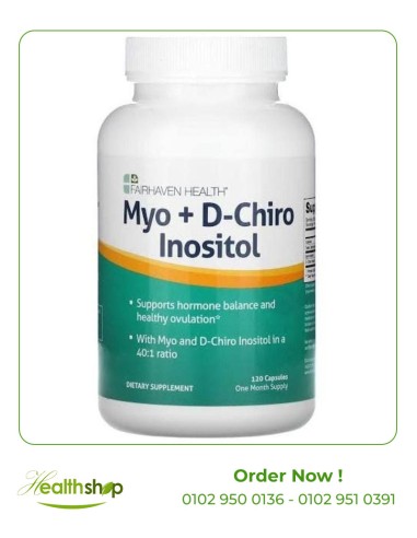 Myo + D-Chiro Inositol -120 Capsules