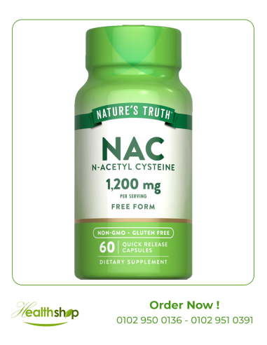 N-Acetyl Cysteine 1200 mg - 60 Quick Release Capsules (NAC)