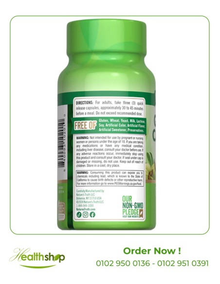 GARCINIA CAMBOGIA 3000 MG PER SERVING WITH CHROMIUM - 90 Capsules