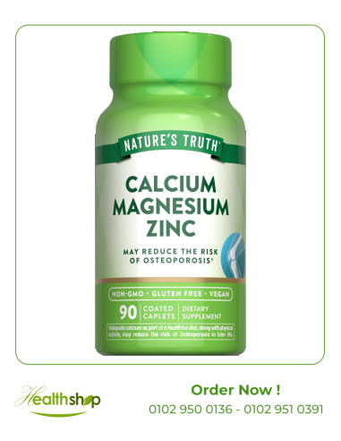 Calcium Magnesium Zinc - 90 Coated Caplets