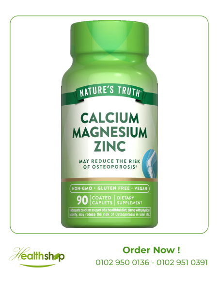 Calcium Magnesium Zinc - 90 Coated Caplets