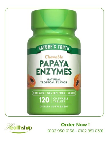 Chewable Papaya Enzymes 120 Chewable Tablets