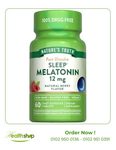 Melatonin 12 mg - 60 Capsules