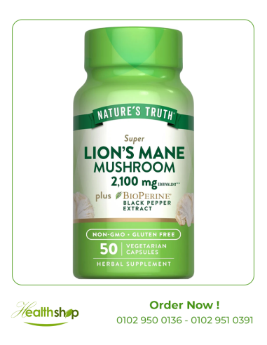 Lion's Mane Mushroom 2,100 mg - 50 Vegetarian Capsules