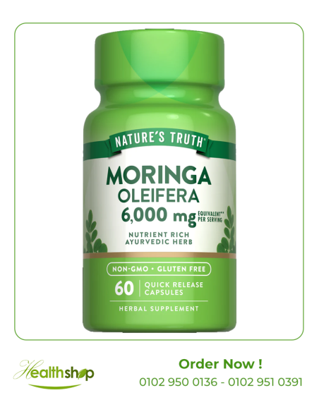 Moringa Oleifera 6,000 mg - 60 Quick Release Capsules