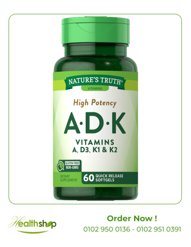 Vitamins A-D-K - 60 Quick Release Softgels