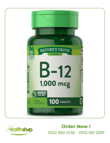 Vitamin B-12 1000 mcg - 100 Tablets