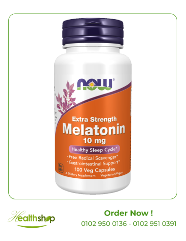 Melatonin Extra Strength 10 mg - 100 Veg Capsules