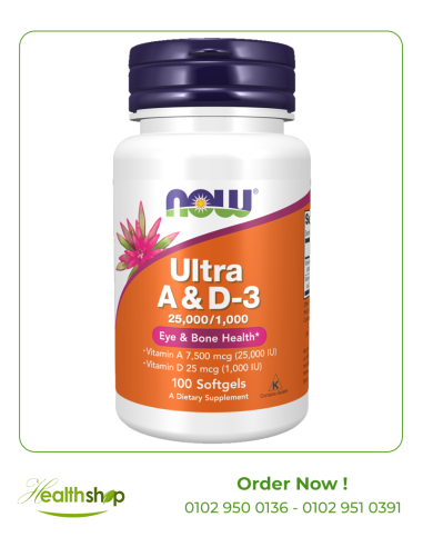 Ultra A & D-3 25,000 - 100 Softgels