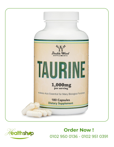 Taurine Supplement 1000mg Per Serving - 180 Capsules