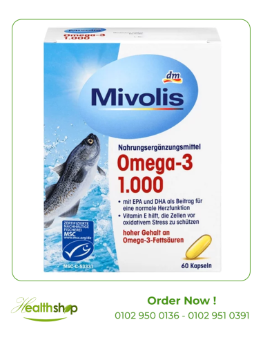 Mivolis Omega-3 1000 mg - 60 capsules