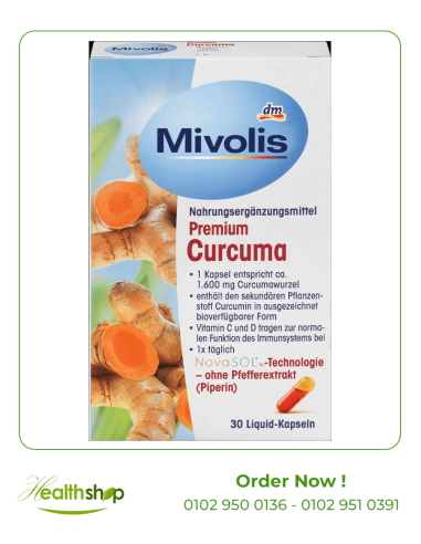 Mivolis Premium Curcuma - 30 Capsules