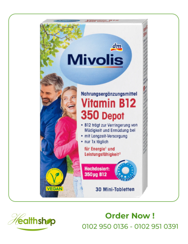 Mivolis Vitamin B12 350 Depot - 30 mini tablets