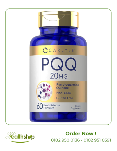 Carlyle PQQ Supplement 20 mg - 60 Capsules