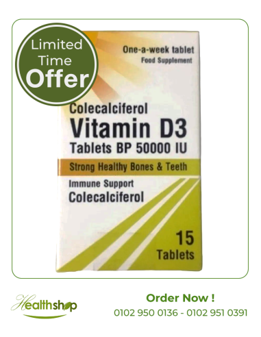 COLECALCIFEROL Vitamin D3 50,000 IU - 15 Tablets