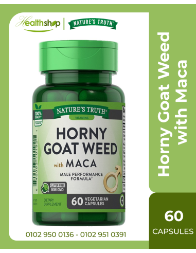 Horny Goat Weed with Maca - 60 Vegetarian Capsules