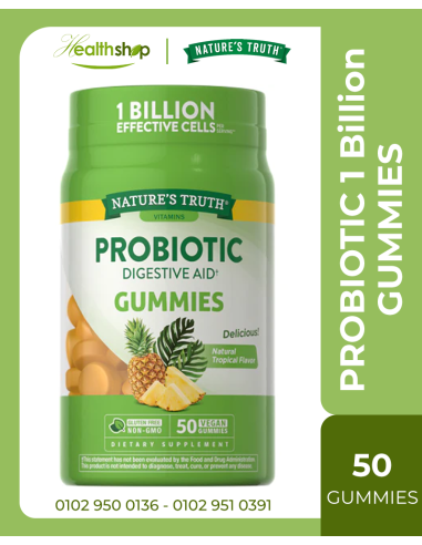 PROBIOTIC DIGESTIVE AID 1 Billion - 50 Vegan Gummies