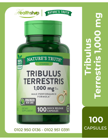 Tribulus Terrestris 1,000 mg - 100 Quick Release Capsules