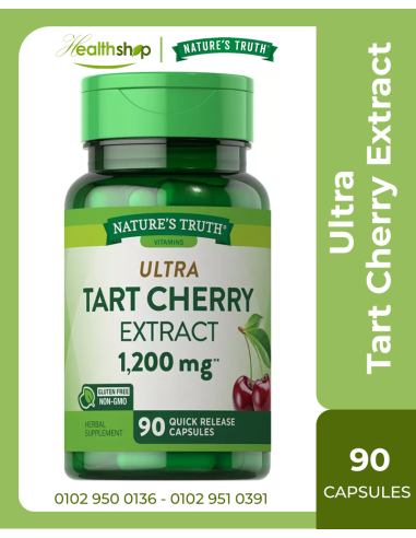 Ultra Tart Cherry Extract Dietary Supplement Capsules - 90 Capsules