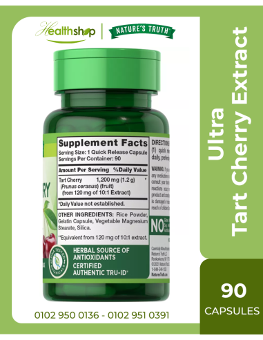 Ultra Tart Cherry Extract Dietary Supplement...