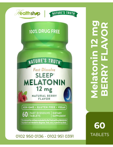 Melatonin 12 mg - 60 Capsules