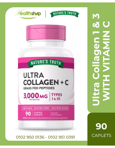 Ultra Collagen 3000 MG HYDROLYZED TYPE 1 & 3 WITH VITAMIN...