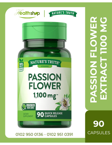 PASSION FLOWER EXTRACT 1100 MG - 90 Quick Release Capsules