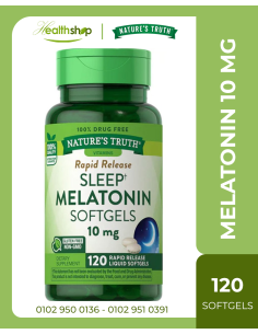 ميلاتونين 10 مجم - 120 كبسولة هلامية