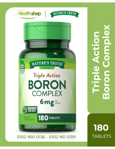 Triple Action Boron Complex 6 mg  - 180 tablets
