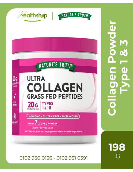 Ultra Collagen Peptides Powder Type 1 & 3 - 198 g