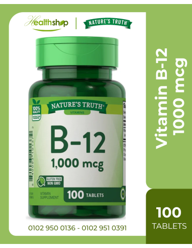 Vitamin B-12 1000 mcg - 100 Tablets