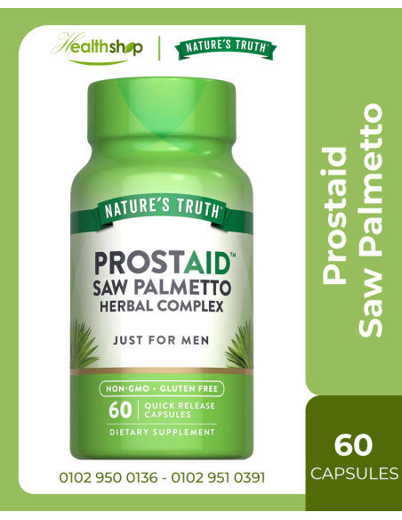 Prostaid Saw Palmetto - Prostate Support Supplement - 60 Capsules