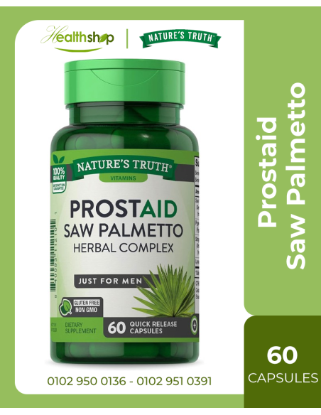 Prostaid Saw Palmetto - Prostate Support Supplement - 60 Capsules