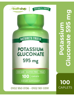 جلوكونات البوتاسيوم 595 مجم - 100 قرص