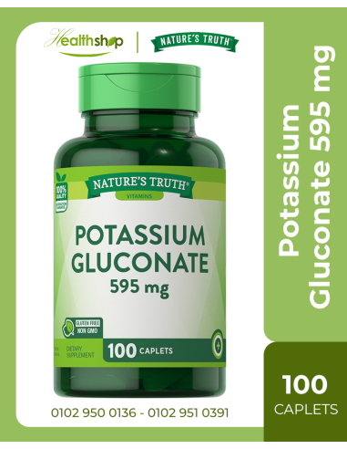 Potassium Gluconate 595 mg - 100 Caplets