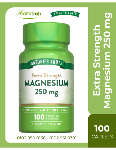 Extra Strength Magnesium 250 mg 100 Coated Caplets