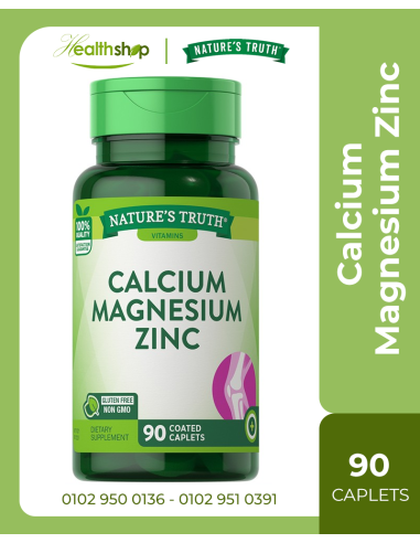 Calcium Magnesium Zinc - 90 Coated Caplets